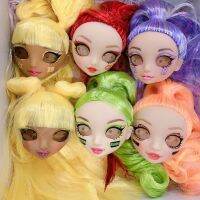 (Popular toys) 1/6 Bjd หัวตุ๊กตาเชียร์ลีดเดอร์เมือกแต่งหน้าโดยไม่ต้องตาสาวเล่นบ้าน Diy แต่งตัวอุปกรณ์ของเล่น