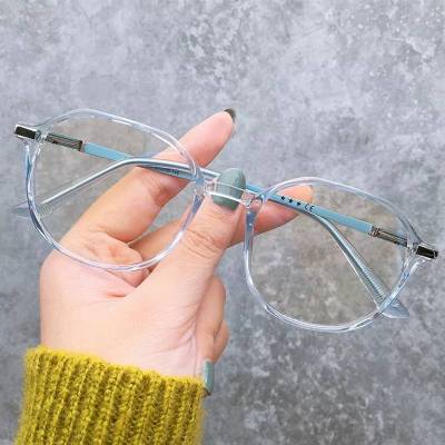 แว่นกรองแสง 2IN1 Blue Light Blocking แว่นตาบลูบล็อค และกันUV400 Anti Eye Strain แฟชั่นเหลี่ยมกรอบแว่นตาสำหรับอ่านหนังสือเล่นคอมพิวเตอร์