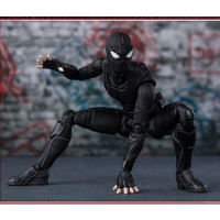 Action Figure Spider Man Stealth ชุด BJD Super Hero ของเล่นตุ๊กตาเด็ก15ซม. ชั้นวางหนังสือ Ornament