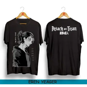 Attack on Titan Eren Final Shingeki No Kyojin Anime AOT Tshirt T