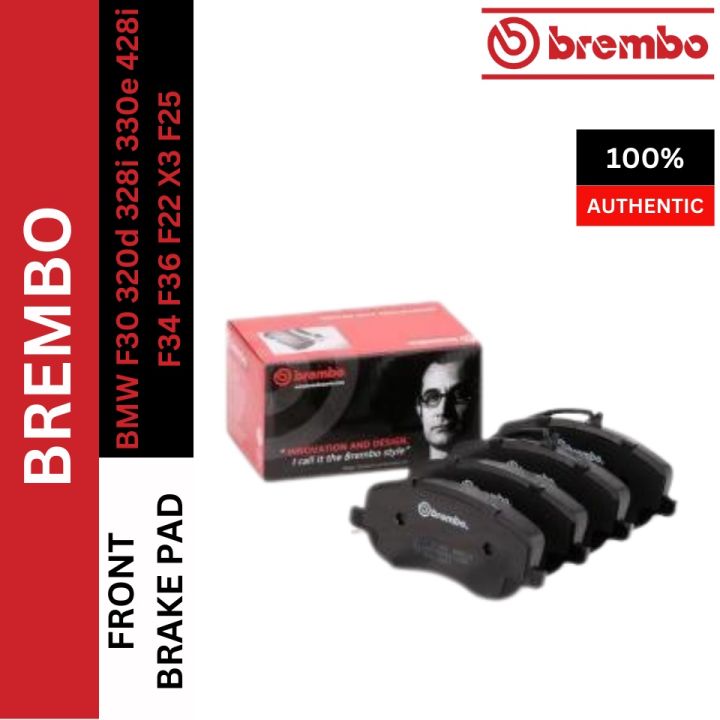 GENUINE BREMBO FRONT BRAKE PAD BMW F30 320d 328i 330e 428i F34 F36 F22 X3 F25 Lazada