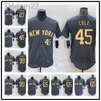 เสื้อเบสบอล All-Star 2022 Yankees 45 27 99 65 Elite Edition เสื้อเบสบอลลายปักรูปพัด