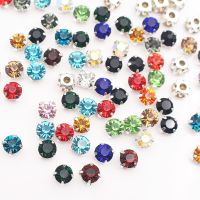 【CW】 3mm-8mm Claw Rhinestones Flatback Crystals Glass Beads Fabric Strass Stones Crafts Sewing for