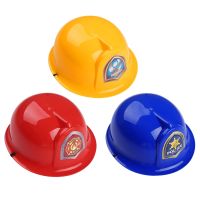 【CW】 Hat Kids Children Policeman Fireman Pretend Helmet Plastic Cap Props for