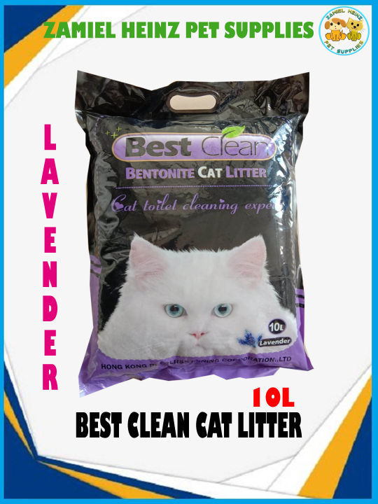 BEST CLEAN Cat Litter LAVENDER 10L Lazada PH