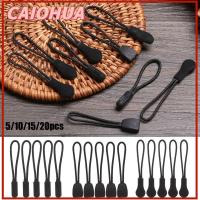 CAIOHUA 5/10/15/20pcs คุณภาพสูง กระเป๋าเป้สะพายหลังเต็นท์กระเป๋าเดินทาง คลิปหนีบกระเป๋า การท่องเที่ยว สิ้นสุดการล็อก Zips ซิปดึง ตัวดึงซิป เครื่องดึงสายไฟ