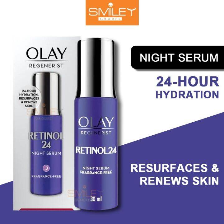 VALUE !! Olay Regenerist Retinol 24 Night Serum Niacinamide Fragrance