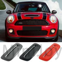 Glossy Black Front Engine Hood Bonnet Vent Scoop Air Outlet Cover Trim For Mini Cooper S JCW R56 R55 R57 R58 R59 Essories