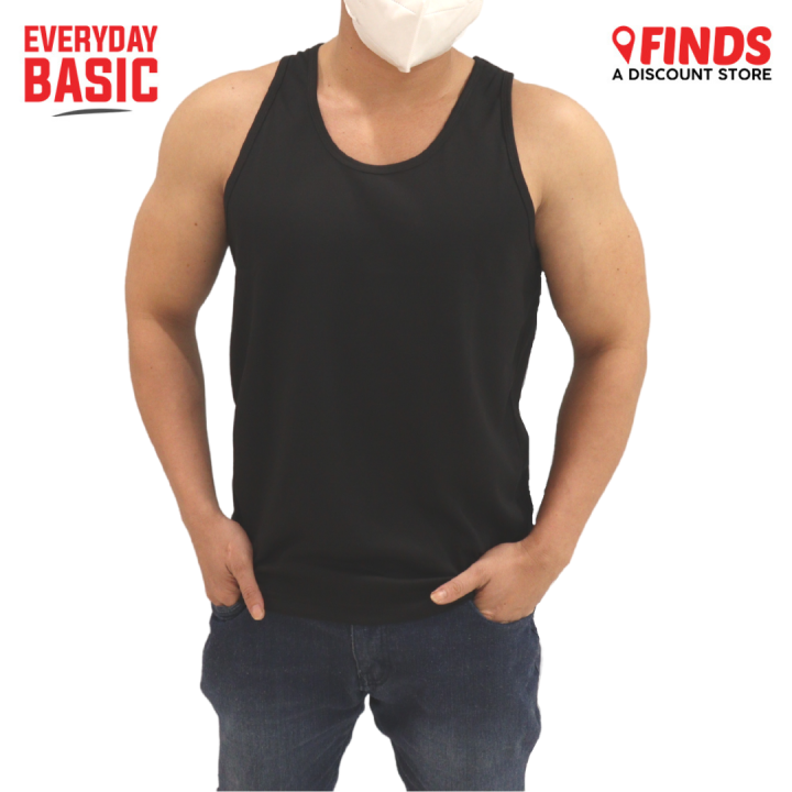 Everyday Basic Men's Sando Black | Lazada PH