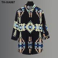 dress printing leisure male money 5 minutes of sleeve ancientry niche design positioning