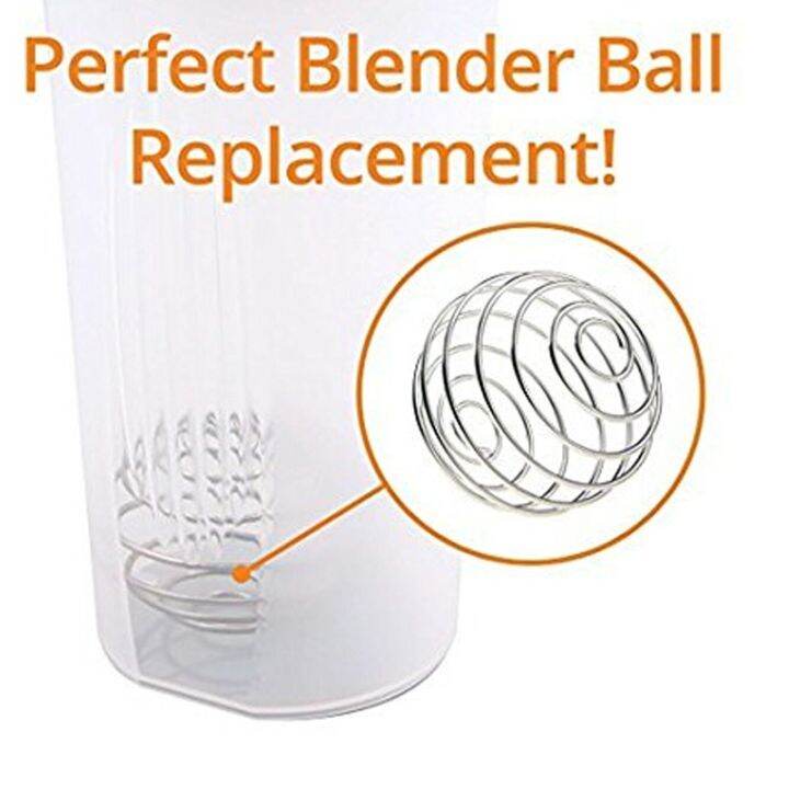 Yomer Shop Stainless Steel Blender Mixing Wire Whisk Ball Bottle Balls