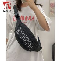 2023 New Fashion version Maito Messenger Small Backpack ins Chest Bag Mens Simple Tooling Shoulder Bag Student Sports Fitness Cycling Pocket Women