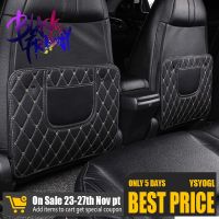 1Pcs Leather Car Covers Seat Back Protector Mats Storage Bag Children Anti-Kick Pad Auto Accessories Seats Protect Cover