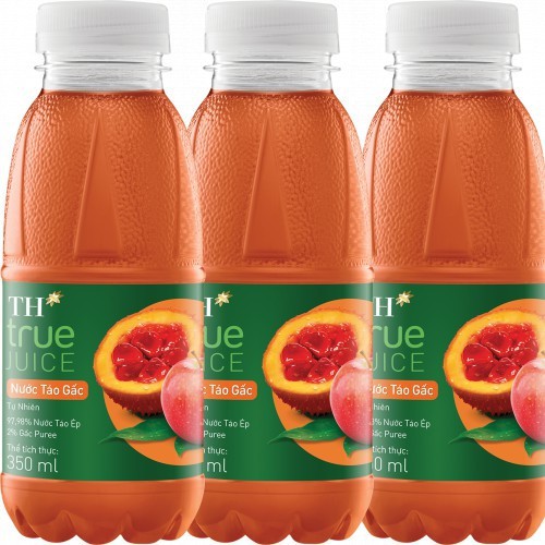 Nửa thùng nước trái cây tự nhiên th true juice  cam táo táo đào táo gấc - ảnh sản phẩm 3