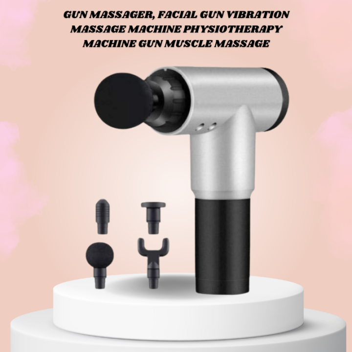 Gun Massager, Facial Gun Vibration Massage Machine Physiotherapy ...