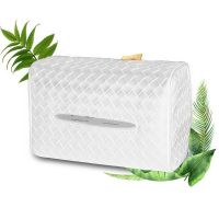 Tissue Boxes Car Napkins Tissue Boxes For Back Seat Armrest Sun Visor Tissue Bag Organizer Car Decoration Auto Storag