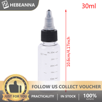 hebeanna 30ml-250ml พลาสติก PET Liquid capacity Dropper ขวด Pigment Ink Container