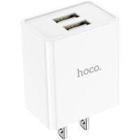 Hoco C89 หัวชาร์จมือถือ 2 USB-A จ่ายกระแสไฟ 2.1A (999shopworld)