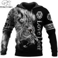 2020 Fashion Mens hoodies Love Lion King 3D Printed Hoodie Sweatshirt Harajuku Streetwear Unisex Casual Jacket Tracksuit DW0135