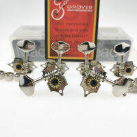 Original Grover V97 Vintage Guitar Machine Heads Tuners Nickel Silver Tuning Pegs ( With packaging )