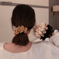 MIAOYA Fashion Jewelry Shop ยางรัดผมยางเชือกรัดผมแฟนซีสำหรับผู้หญิงของขวัญปีใหม่สำหรับนักเรียน