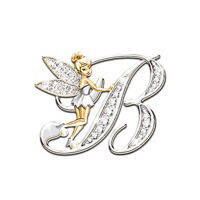 [pengxia] COD ใหม่โลหะคริสตัลภาษาอังกฤษตัวอักษรคำเข็มกลัดผู้หญิง Elf Angel shirt lapel PIN