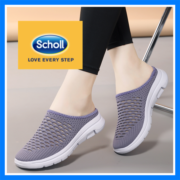 scholl-รองเท้าสนีกเกอร์-scholl-สำหรับผู้หญิงรองเท้าไม่มีส้นรองเท้าแตะครึ่ง-scholl-รองเท้าแตะรองเท้าแตะโบฮีเมียแบนฤดูร้อน-scholl-ผ้าแคนวาสลำลองสำหรับผู้หญิงรองเท้าสำหรับเดินและออกกำลังกายแฟชั่น-scholl-