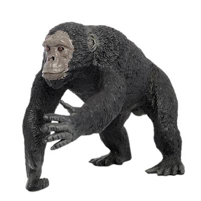 Chimpanzee Toy Figurine Realistic Animal Figurine Zoo Animals for Kids 3-5 Safari Animal Playset for Animal Lovers friendly