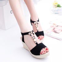 2020 New Summer Woman Non-Slip Sandals Platform Sandals Beaded High Heels Women y Open Toe Wedge Heel Sandals NVLX26