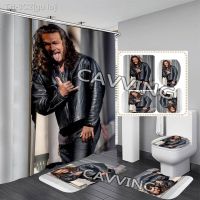 【CW】❇⊙  Momoa Shower Curtains Curtain Anti-slip Set Toilet Rugs