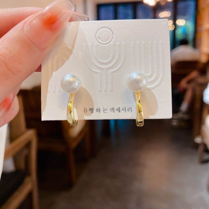 cod-pearl-earrings-south-korea-dongdaemun-personality-design-temperament-ear-buckle-net-red-niche-simple-all-match