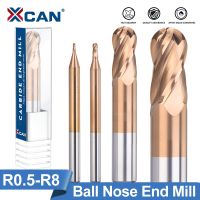 【DT】hot！ XCAN End Mill 4 Flute Carbide Milling Cutter 50 TiCN Coated Router Bit Tools R0.5-R8