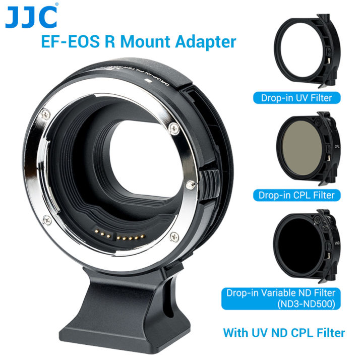 JJC EF-EOS R Mount Adapter with UV ND CPL Filters for Canon EOS EF/EF-S ...