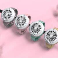 Plastic Mini Fans Watch 3 Port Charger USB Electric Watch Rechargeable Fan