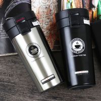 ✔◇ Pirtable Travel Coffee Mug Stainless Steel Thermos Tumbler Tea Cups Vacuum Flask thermo Water Bottle Tea Mug Car Cups Thermocup