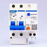 Chint Ac230/400V Nxble-32 2P อุปกรณ์กระแสไฟตกค้าง D6 10 16 20 25 32a ชนิด D การป้องกันการลัดวงจรไฟฟ้าโอเวอร์โหลดเซอร์กิตเบรกเกอร์