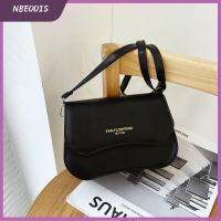 NBEOOIS สีทึบทึบ กระเป๋าสะพายไหล่แบบสั้น หนังพียู กระเป๋า Crossbody อุปกรณ์ระดับพรีเมียม กระเป๋าใส่ของ สำหรับผู้หญิง