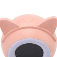 ：》《{ Cartoon Cat Alarm Clock Easy To Read Multiftion Kids Alarm Clock Snooze Ftion Safety Lock Fun Expressions For Bedroom