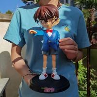 Corinada Detective Conan Anime modle toy 31CM LK Kudou Shinichi Edogawa Konan Action Figure PVC Figurine Collectible Doll Toys