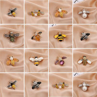 น่ารัก Rhinestone Bee เข็มกลัดผู้หญิงอุปกรณ์เสริมแมลง Pearl Corsage เข็มกลัดเสื้อผ้า Accessories