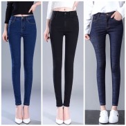 Quần Bò Jeans Nữ Skinny Co Giãn