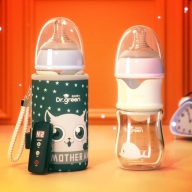 [BIG SALE] Bình sữa cho bé giữ nhiệt tiện lợi 3 trong 1 Dr green 150ml 240ml 300ml thumbnail
