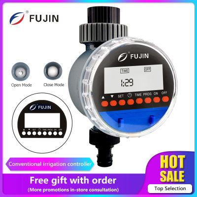 FUJIN ตั้งเวลารดน้ำแบบดิจิตอลอัตโนมัติใน LCD Electronic Home Irrigation Garden Water Timer Controller