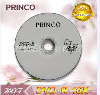 ขายส่ง5แผ่นน้อยกว่า0.3 อัตราข้อบกพร่อง4.7 GB Princo Blank พิมพ์ DVD R