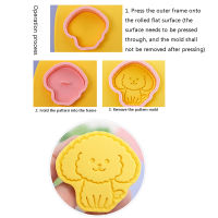 【Comfortable House】 COD 8pcs 3D Dog et biscuit Mold DIY เครื่องมือคุกกี้ของขวัญเครื่องมือตกแต่งเค้ก