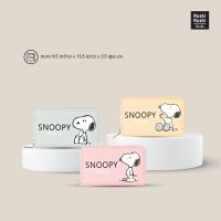 Moshi Moshi กระเป๋าสตางค์ใบกลาง กระเป๋าธนบัตร กระเป๋าสตางค์ผู้หญิง ลาย Snoopy ลิขสิทธิ์แท้ รุ่น 6100002621-2623