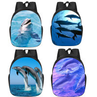 Sea Animal Turtle Shark Dolphin Backpack Women Men Rucksack Children School Bags for Teenager Boys Girls School Backpack Bookbag