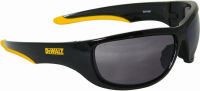 DEWALT DPG94-2D Dominator Black Yellow Frame Safety Glasses Smoke