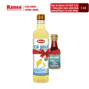 Dầu ăn Ranee CÁ NGỪ 1 lít + Tặng kèm nước mắm dinh dưỡng Ranee cá cơm vị