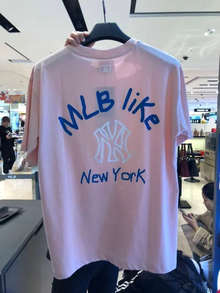 MLB Korea - Love Heart Couple Overfit T-Shirt - NY Yankees White2 / L